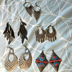 5 Bundle Earrings